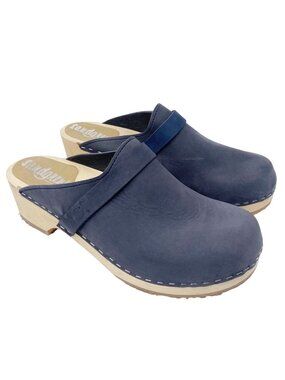Sandgrens Tokyo Nubuck Leather Clog Size 40 NWOT